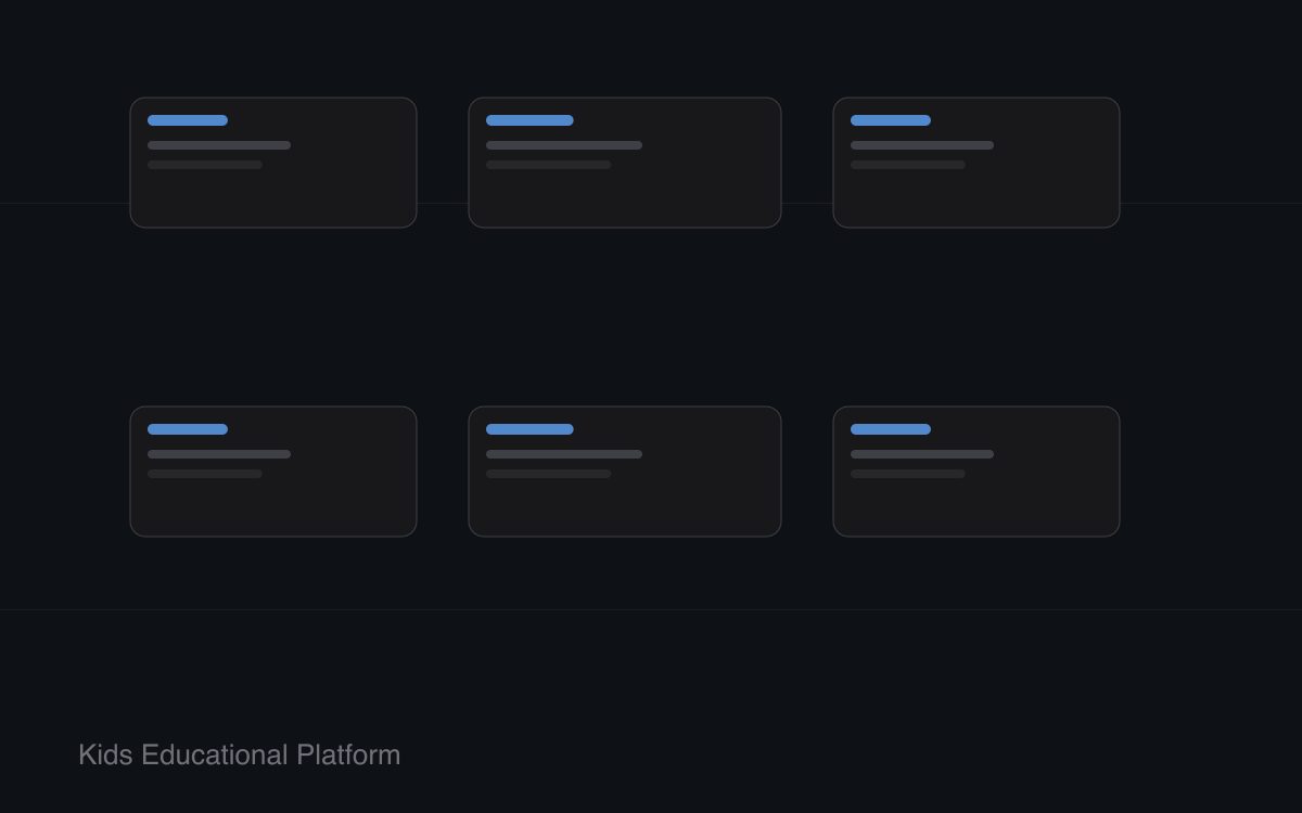 Kids Educational Platform screenshot 1